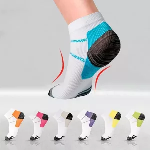 chaussettes de compression, chaussettes de course, chaussettes en nylon