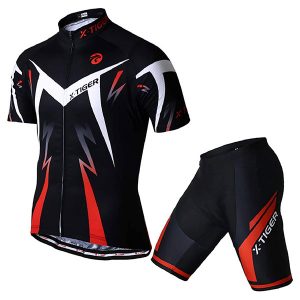 Combinaison de Cyclisme Homme «X-Pro» - Ensemble Cyclisme Rouge, S