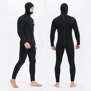 Combinaison Homme à Capuche avec Fermeture Éclair Frontale