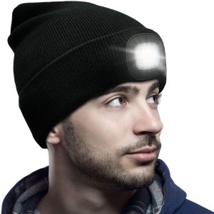Chapeau avec lumière LED