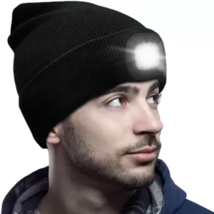 Chapeau avec lumière LED