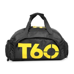 Sac de sport étanche pour la salle de sport - Noir-Jaune
