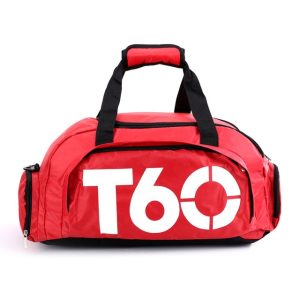 Sac de sport étanche pour la salle de sport - Rouge-Blanc