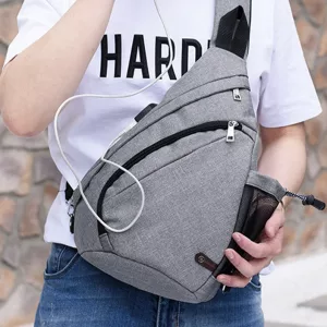 Sac bandoulière Sac à dos avec charge USB