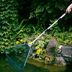 épuisette, épuisette de pêche, épuisette de pêche pliable, perche d'épuisette