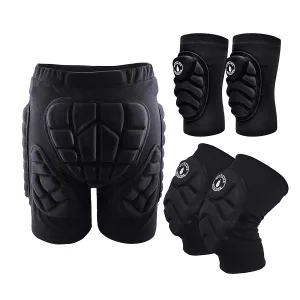 genouillères, protections pour skateboard, protège-genoux, shorts rembourrés pour snowboard, shorts de protection contre les chocs pour snowboard