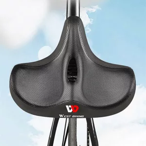 selle de vélo confortable, siège de vélo confortable, siège de vélo large, selle de vélo large, siège de vélo avec coussin