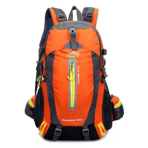 Sac à dos de randonnée étanche pour camping - Orange