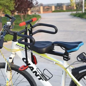 Siège Vélo Avant pour Enfants - Noir