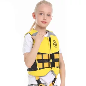 Gilet de Sauvetage en Néoprène pour Enfants - Jaune