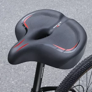 selle de vélo, selle de bicyclette, selle confortable pour vélo, siège de cyclisme, selle large pour vélo, selle surdimensionnée pour vélo