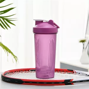 Bouteille Shaker Protéinée pour la Salle de Sport - Violet