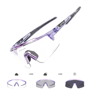 Lunettes de Cyclisme Photochromiques - VTT - Violet-Noir